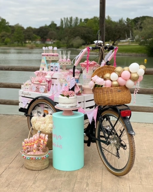 Bici Triciclo Feria Alquiler Carrito Candy Bar En Bicicleta